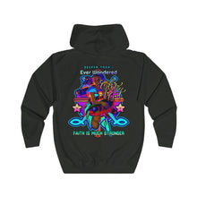 Load image into Gallery viewer, Unisex Full Zip Hoodie FAITH MUCH STRONGER
