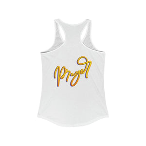 Women's Racerback Tank LET'S PRAY