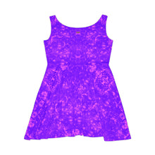 Load image into Gallery viewer, Women&#39;s Skater Neon Plum Dress
