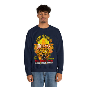 Unisex Heavy Blend™ Crewneck Sweatshirt PREPARE THE WAY FOR THE LORD MATTHEW 3 NIV