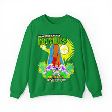 Load image into Gallery viewer, Unisex Heavy Blend™ Crewneck Sweatshirt HEAVENLY FATHER PROVIDES MATTHEW 6:28
