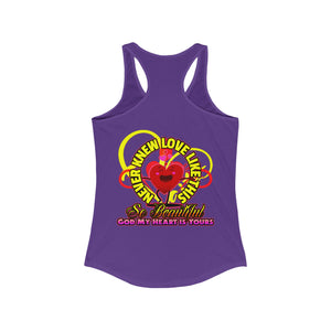 Women's Racerback Tank LOVE LIKE THIS