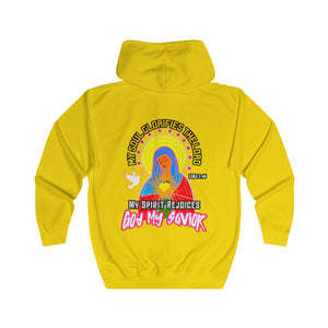 Unisex Full Zip Hoodie GOD MY SAVIOR LUKE 1:46