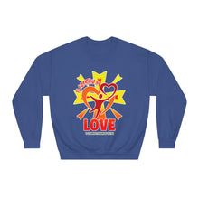 Load image into Gallery viewer, Unisex DryBlend® Crewneck Sweatshirt DO EVERYTHING IN LOVE 1 CORINTHIANS 16:14
