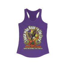 Load image into Gallery viewer, Women&#39;s Racerback Tank SOAR ON WINGS LIKE EAGLES ISAIAH 40:31
