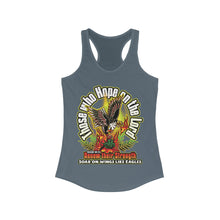 Load image into Gallery viewer, Women&#39;s Racerback Tank SOAR ON WINGS LIKE EAGLES ISAIAH 40:31
