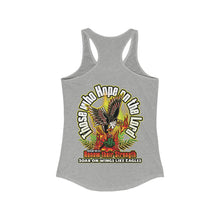 Load image into Gallery viewer, Women&#39;s Racerback Tank SOAR ON WINGS LIKE EAGLES ISAIAH 40:31
