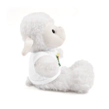 Load image into Gallery viewer, Sheep Stuffed Animal with Tee LAMB OF GOD John 1:29
