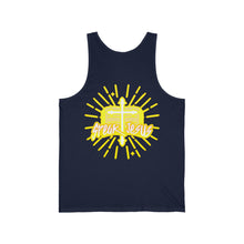 Load image into Gallery viewer, Unisex Jersey Tank SPEAK JESUS
