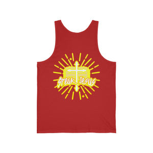 Unisex Jersey Tank SPEAK JESUS