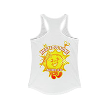 Load image into Gallery viewer, Women&#39;s Ideal Racerback Tank RIGHTEOUS SHINE MATTHEW 13:43
