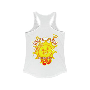 Women's Ideal Racerback Tank RIGHTEOUS SHINE MATTHEW 13:43