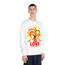 Load image into Gallery viewer, Unisex DryBlend® Crewneck Sweatshirt DO EVERYTHING IN LOVE 1 CORINTHIANS 16:14
