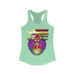 Women's Racerback Tank WALK IN LOVE EPHESIANS 5:2