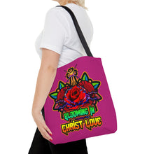 Load image into Gallery viewer, Tote Bag BLOOMING IN CHRIST LOVE
