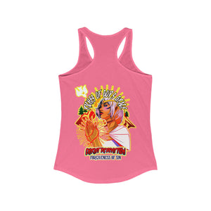 Women's Racerback Tank RICHES OF GOD'S GRACE EPHESIANS 1:7