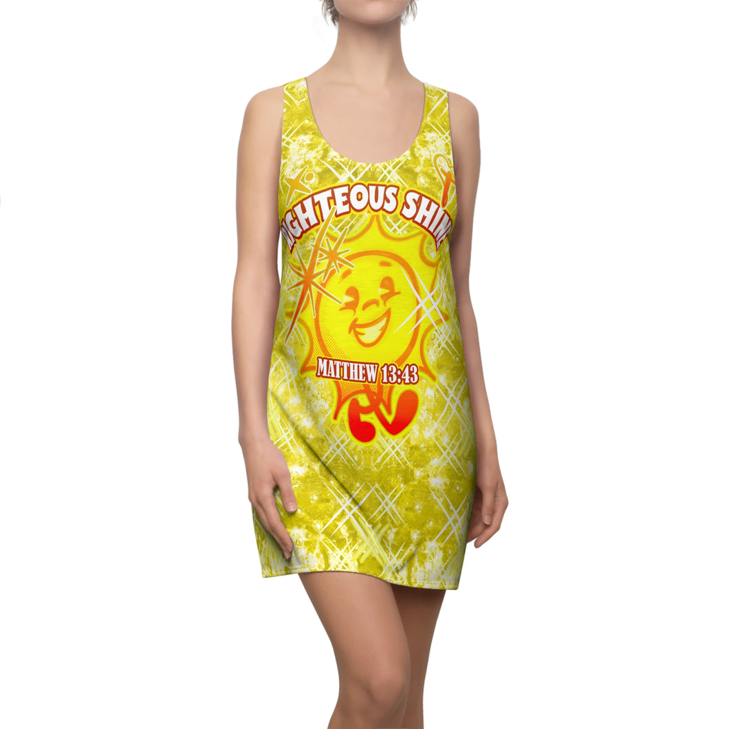 RIGHTEOUS SHINE MATTHEW 13:43 Racerback Dress