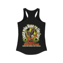 Load image into Gallery viewer, Women&#39;s Racerback Tank SOAR ON WINGS LIKE EAGLES ISAIAH 40:31
