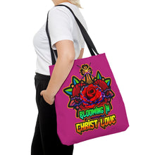 Load image into Gallery viewer, Tote Bag BLOOMING IN CHRIST LOVE
