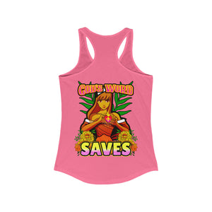 Women's Racerback Tank GOD'S WORD SAVES