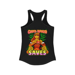 Women's Racerback Tank GOD'S WORD SAVES