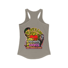 Load image into Gallery viewer, Women&#39;s Ideal Racerback Tank THE LORD IS CLOSE TO THE BROKENHEARTED PSALM 34:18
