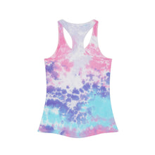 Load image into Gallery viewer, Tie Dye Racerback Tank Top I LOVE JESUS
