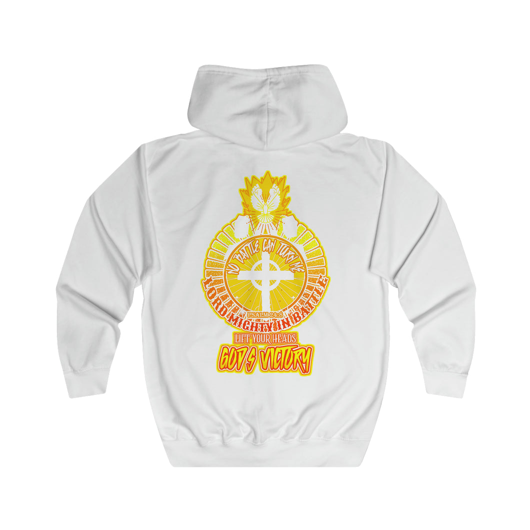 Unisex Full Zip Hoodie LORD MIGHTY IN BATTLE PSALM 24:8