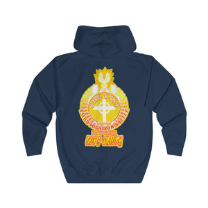 Unisex Full Zip Hoodie LORD MIGHTY IN BATTLE PSALM 24:8