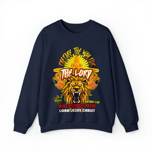 Unisex Heavy Blend™ Crewneck Sweatshirt PREPARE THE WAY FOR THE LORD MATTHEW 3 NIV