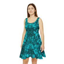 Load image into Gallery viewer, Women&#39;s Skater Teal Depths Dress
