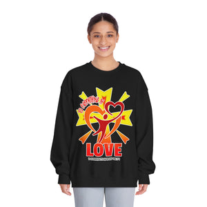 Unisex DryBlend® Crewneck Sweatshirt DO EVERYTHING IN LOVE 1 CORINTHIANS 16:14