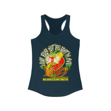 Load image into Gallery viewer, Women&#39;s Racerback Tank LOVE REJOICES IN TRUTH 1 CORINTHIANS 13:6
