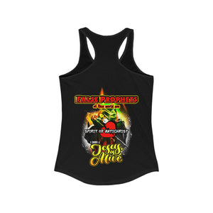 Women's Racerback Tank FALSE PROPHETS 1 JOHN 4