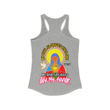 Load image into Gallery viewer, Women&#39;s Racerback Tank GOD MY SAVIOR LUKE 1:46
