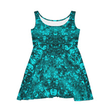 Load image into Gallery viewer, Women&#39;s Skater Teal Depths Dress
