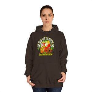 Unisex College Hoodie LOVE REJOICES IN TRUTH 1 CORINTHIANS 13:6