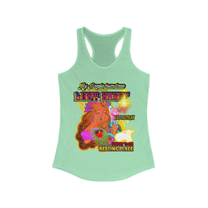 Women's Racerback Tank LOST SHEEP JEREMIAH 50:6