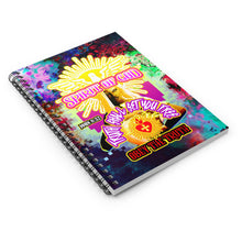 Load image into Gallery viewer, OBEY THE TRUTH JOHN 8:32 Spiral Notebook - Ruled Line
