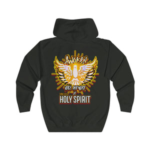 Unisex Full Zip Hoodie AWAKEN VOICE AND WORD OF HOLY SPIRIT LUKE 12:12