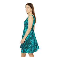 Load image into Gallery viewer, Women&#39;s Skater Teal Depths Dress
