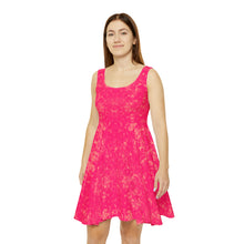 Load image into Gallery viewer, Women&#39;s Skater Bubble Gum Pink Dress
