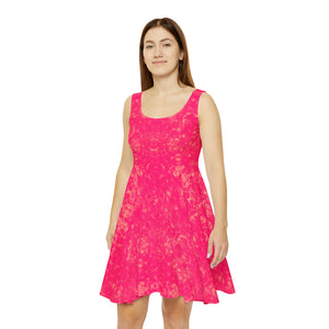 Women's Skater Bubble Gum Pink Dress