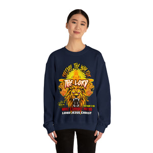 Unisex Heavy Blend™ Crewneck Sweatshirt PREPARE THE WAY FOR THE LORD MATTHEW 3 NIV