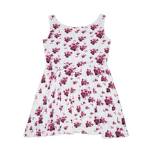 Load image into Gallery viewer, Women&#39;s Skater Dress White Cherry Blossom
