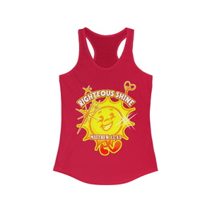 Women's Ideal Racerback Tank RIGHTEOUS SHINE MATTHEW 13:43