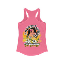 Load image into Gallery viewer, Women&#39;s Racerback Tank BE NOT CONFORMED TO THIS WORLD ROMANS 12:2
