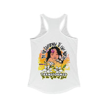 Load image into Gallery viewer, Women&#39;s Racerback Tank BE NOT CONFORMED TO THIS WORLD ROMANS 12:2
