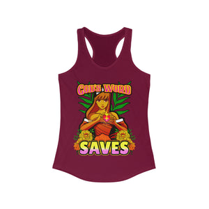 Women's Racerback Tank GOD'S WORD SAVES