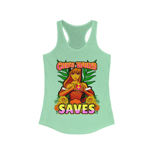 Women's Racerback Tank GOD'S WORD SAVES